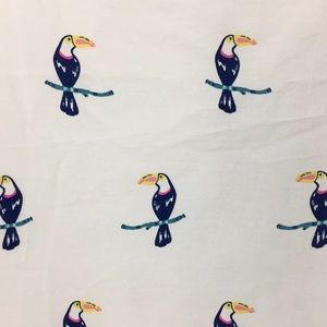 Martha Stewart Twin Toucan Sheets Flat & Fitted